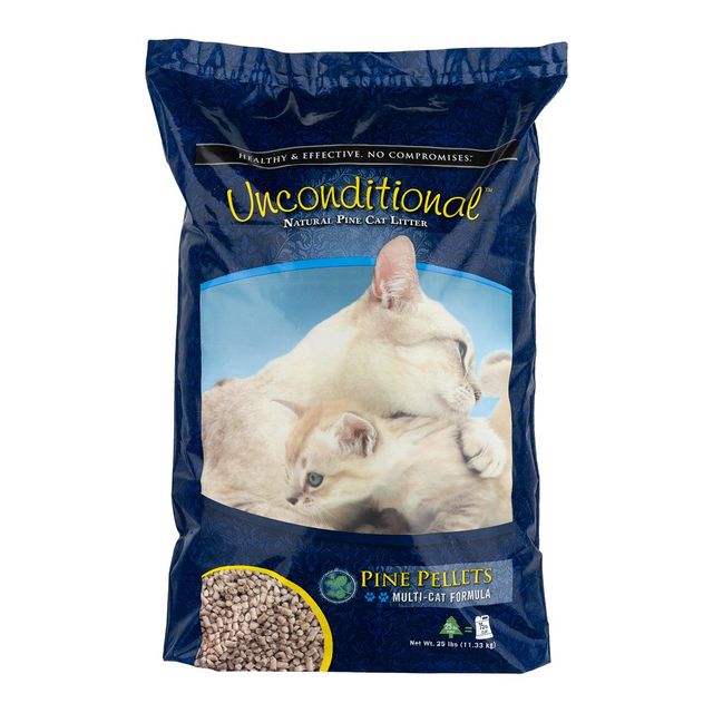 Natural pine pellet outlet cat litter